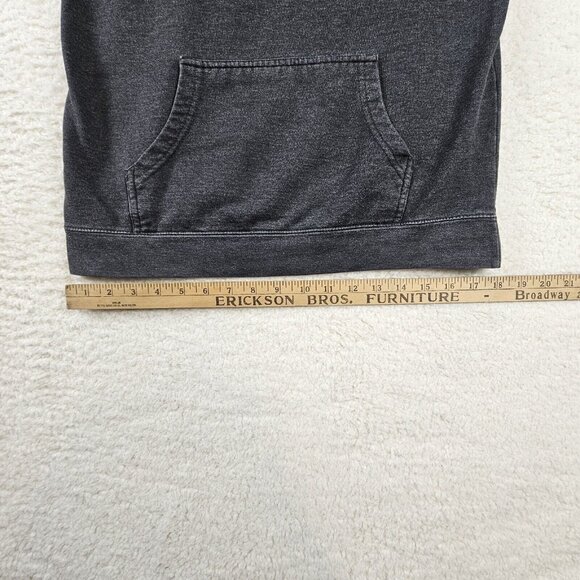 Santa Cruz Sweatshirt Women's Large Faded Black Hoodie Double Sided Pink Logo - Picture 5 of 13